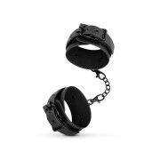 Faux Leather Ankle Cuffs - Black - Image 4