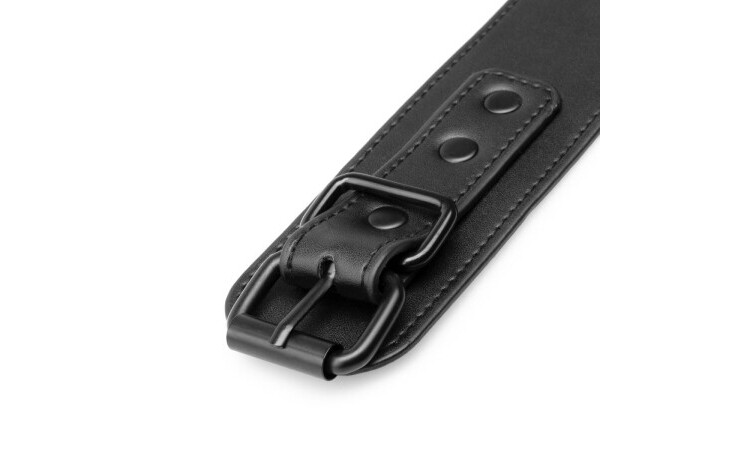 Faux Leather Ankle Cuffs - Black - Image 8