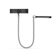 Faux Leather Collar & Chain - Image 5