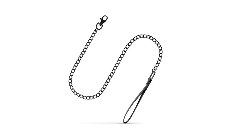 Faux Leather Collar & Chain - Image 7