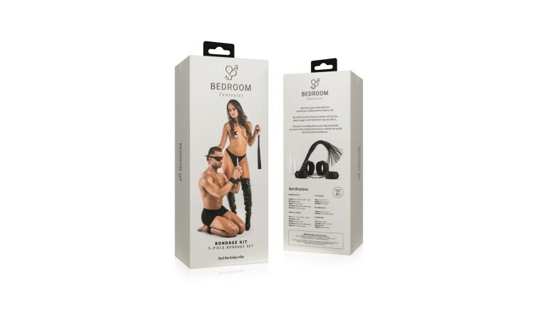 Kinky Bondage Set 5-piece - Black - Image 2