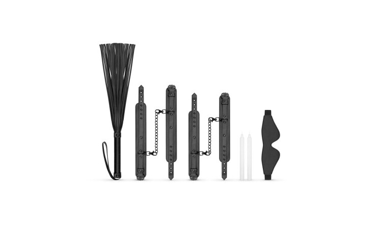 Kinky Bondage Set 5-piece - Black - Image 3