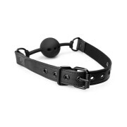 Breathable Silicone Ball Gag - Black - Image 8
