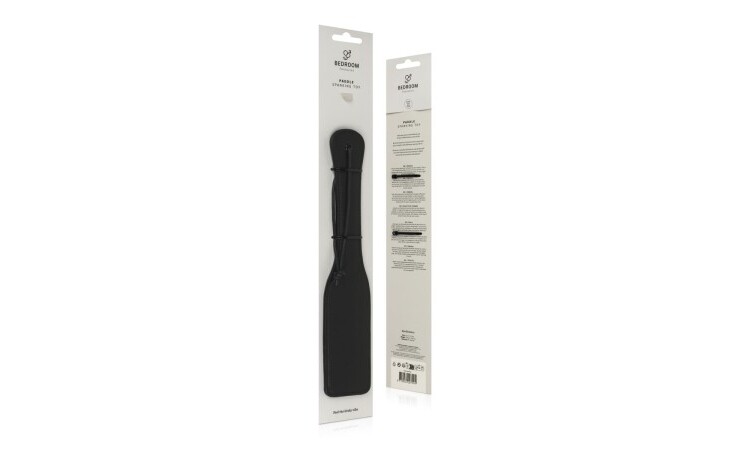 Faux Leather Paddle - Black - Image 1