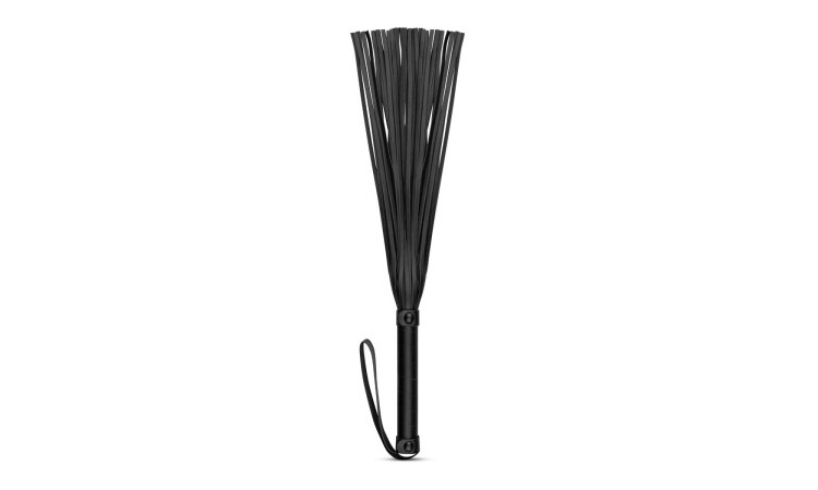 Faux Leather Flogger - Black - Image 4
