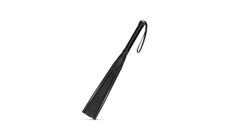 Faux Leather Flogger - Black - Image 5