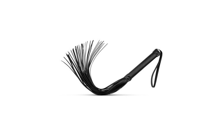 Faux Leather Flogger - Black - Image 6