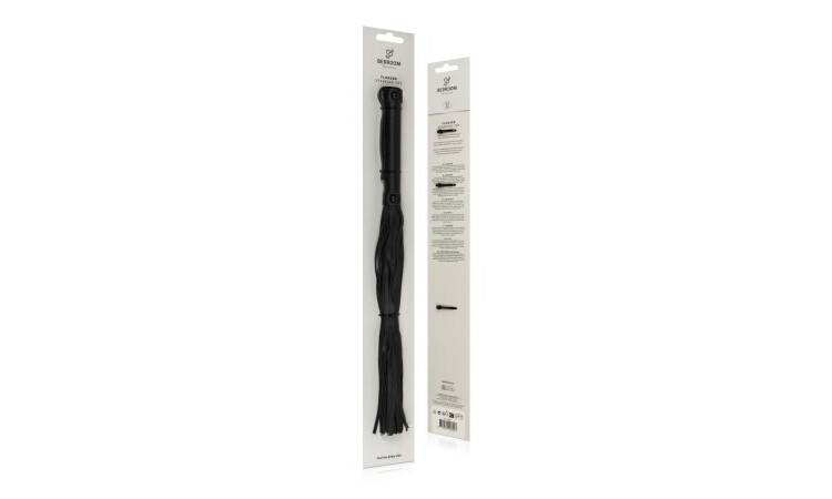 Faux Leather Flogger - Black - Image 1