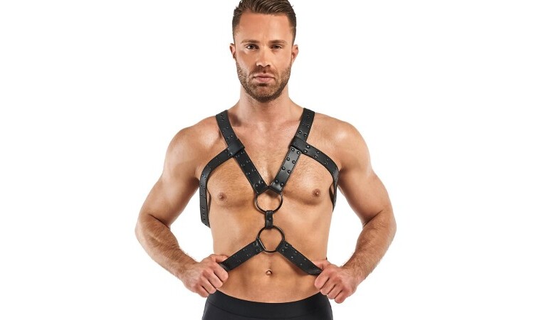 Rocco Bondage Harness - Black - Image 3