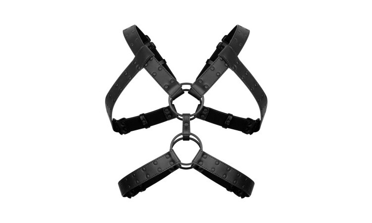 Rocco Bondage Harness - Black - Image 4