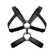 Rocco Bondage Harness - Black - Image 4