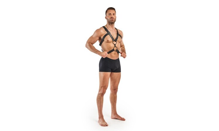 Rocco Bondage Harness - Black - Image 5