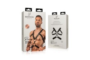 Rocco Bondage Harness - Black