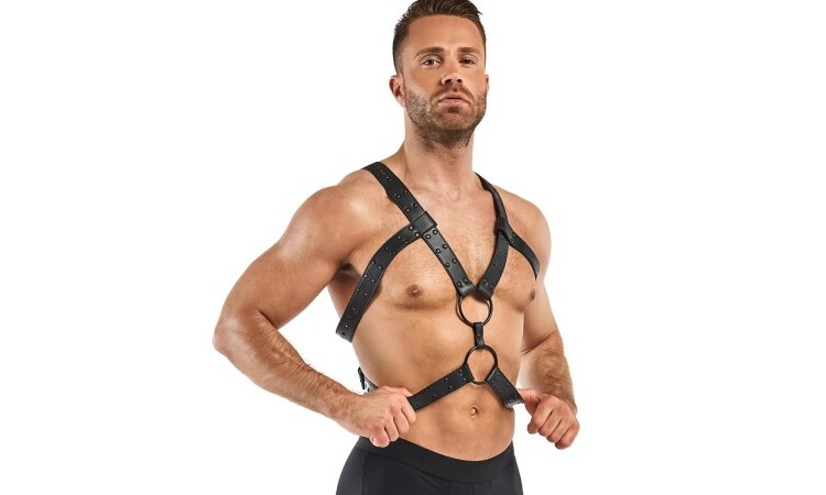 Rocco Bondage Harness - Black - Image 2