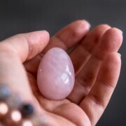 Yoni Egg - Size M-Rose Quartz - Image 2