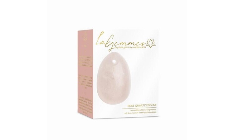 Yoni Egg - Size M-Rose Quartz - Image 5
