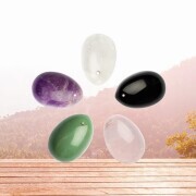 Yoni Egg - Size M - Black Obsidian - Image 5