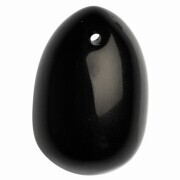 Yoni Egg - Size M - Black Obsidian - Image 1