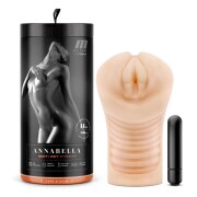 M Elite - Soft and Wet Annabella Masturbator - Beige - Image 5