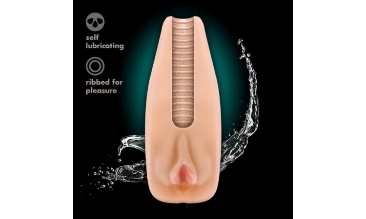 M Elite - Soft and Wet Natasha Masturbator - Beige - Image 5