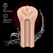 M Elite - Soft and Wet Veronika Masturbator - Beige - Image 2