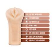 M Elite - Soft and Wet Veronika Masturbator - Beige - Image 5