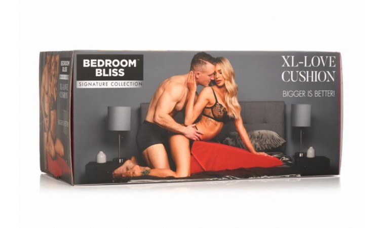 Large Love Cushion - Red - Image 8
