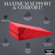 Large Love Cushion - Red - Image 4