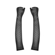 A772 Lace Gloves - Black - Image 3