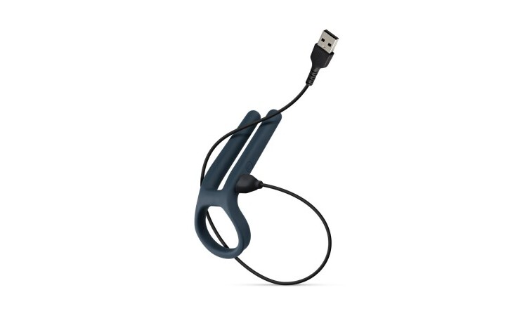 Boners Cockring & Ball Stimulator - Blue - Image 10