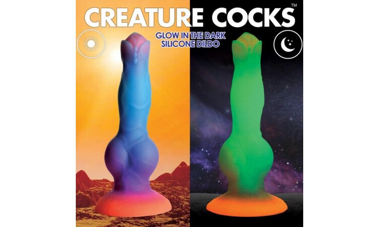 Glow-in-the-dark Silicone Alien Dildo - Image 10