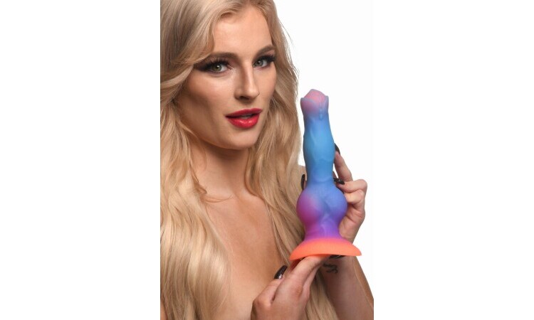 Glow-in-the-dark Silicone Alien Dildo - Image 3