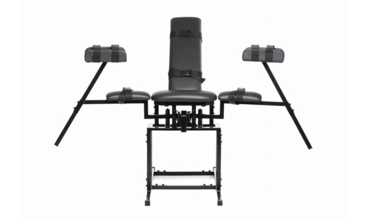 Stretching Bondage Chair - Black - Image 2