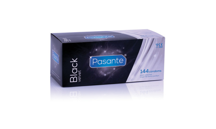 Pasante Black Velvet condoms 144pcs - Image 1