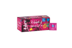 Adore Ribbed Pleasure condoms 144 pcs