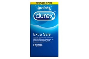Durex Extra Safe Condoms - 20 pieces