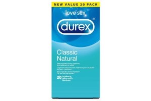 Durex Condoms Classic Natural - 20 pcs