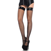 Opaque Thigh Highs White - Image 1