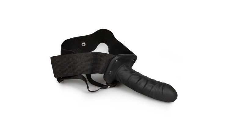 Size Matters Erection Assist Hollow Silicone Strap On - Image 3
