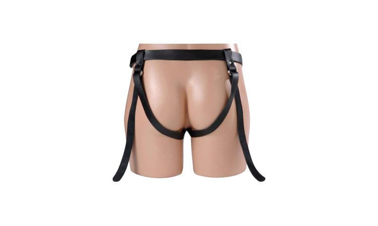 Strict Leather Two-Strap Dildo Harness - Image 3