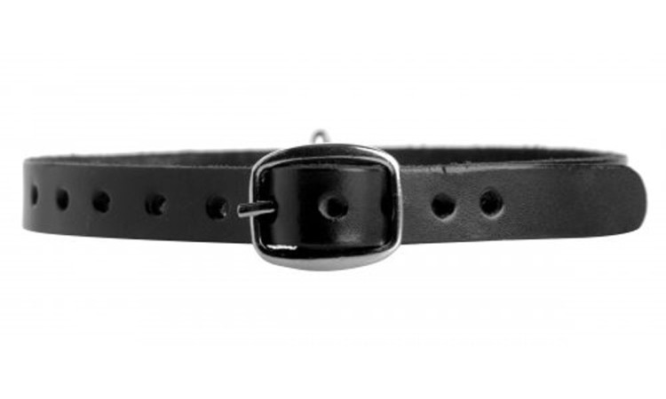 Unisex Leather Choker with O-Ring - Image 2