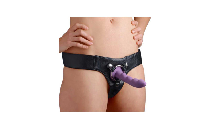Domina Wide Band Strap On Harness - Image 3