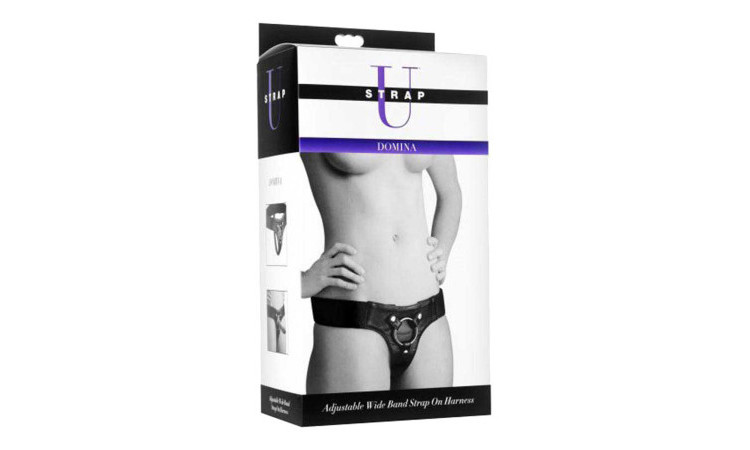 Domina Wide Band Strap On Harness - Image 5