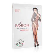 Black Net Catsuit With Open Crotch - Image 2