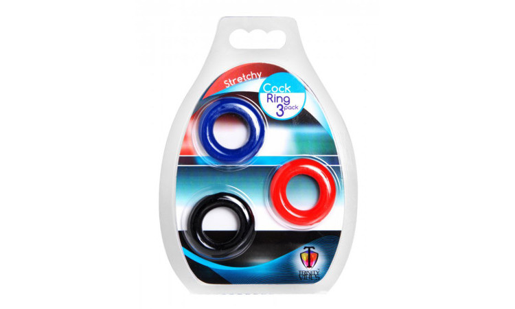 Stretchy Cock Ring 3 Pack - Image 2