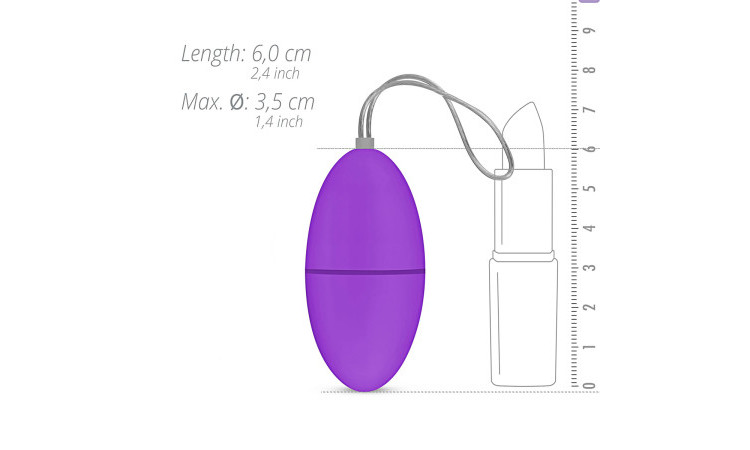 Easytoys Remote Control Vibrating Egg - Purple - Image 5