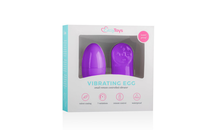Easytoys Remote Control Vibrating Egg - Purple - Image 6