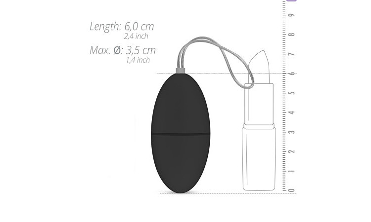 Easytoys Remote Control Vibrating Egg - Black - Image 5