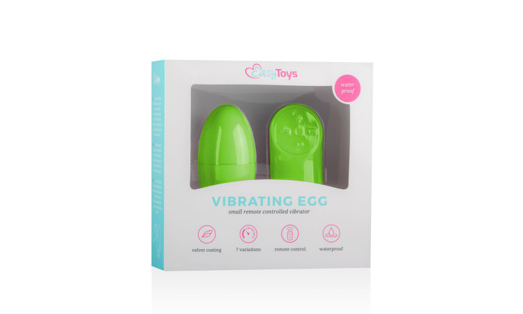 Easytoys Remote Control Vibrating Egg - Green - Image 6