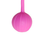 Easytoys Vertical Ribbed Geisha Balls - Pink - Image 3